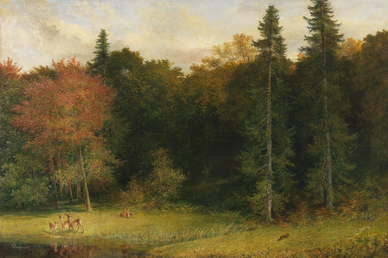 Forestiers effrayés, 1874 - Richard Redgrave