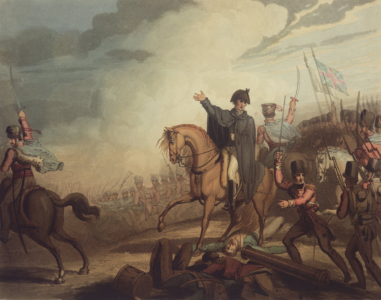 Wellington à Waterloo - Richard Westall