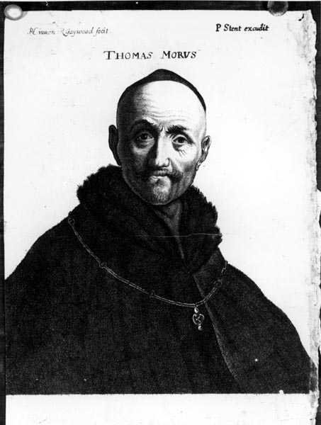 Portrait de Thomas More (1478-1535) gravé par Peter Stent (fl.1642-65) - Richard Gaywood