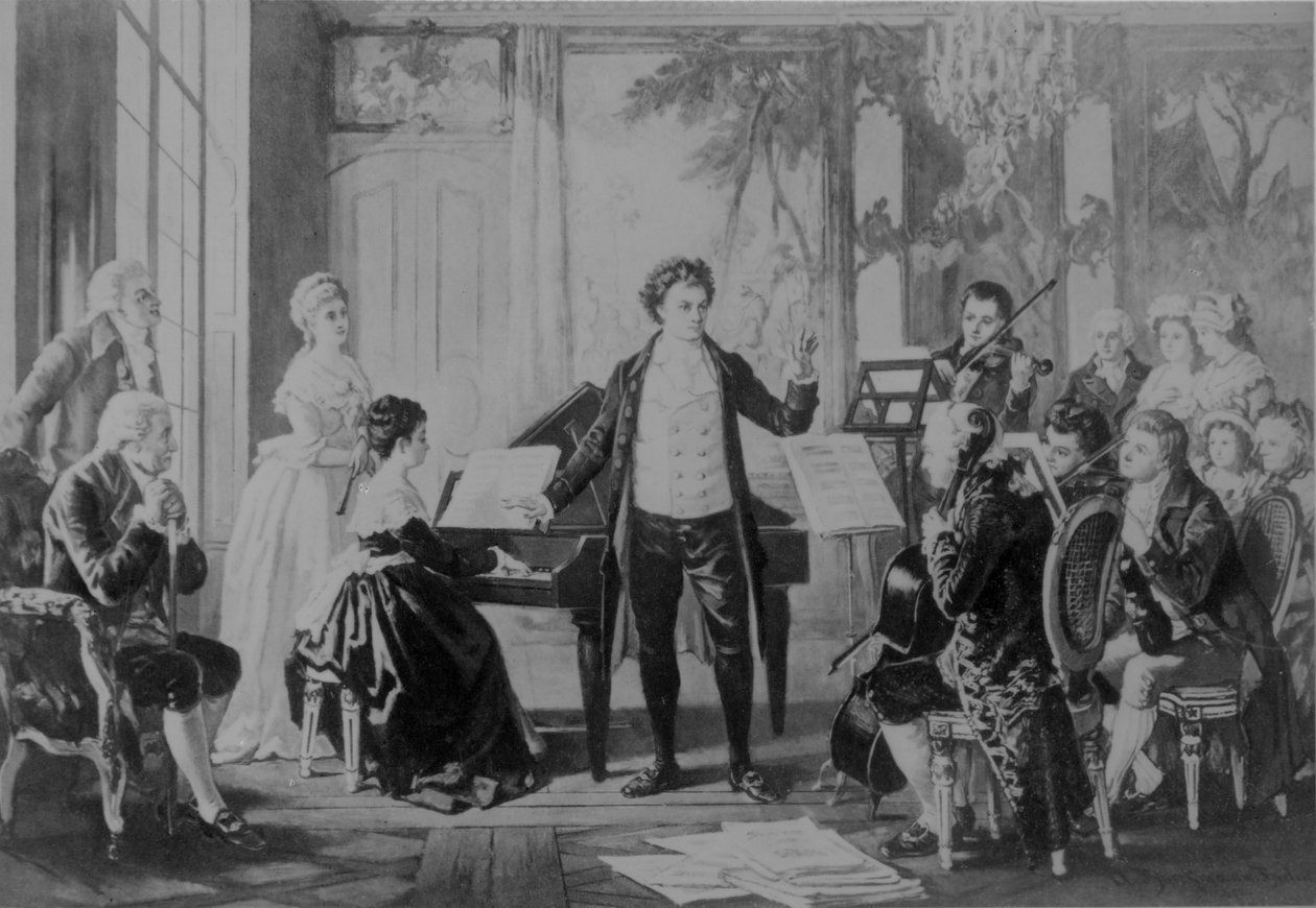 Ludwig van Beethoven (gravure) - Richard Brend