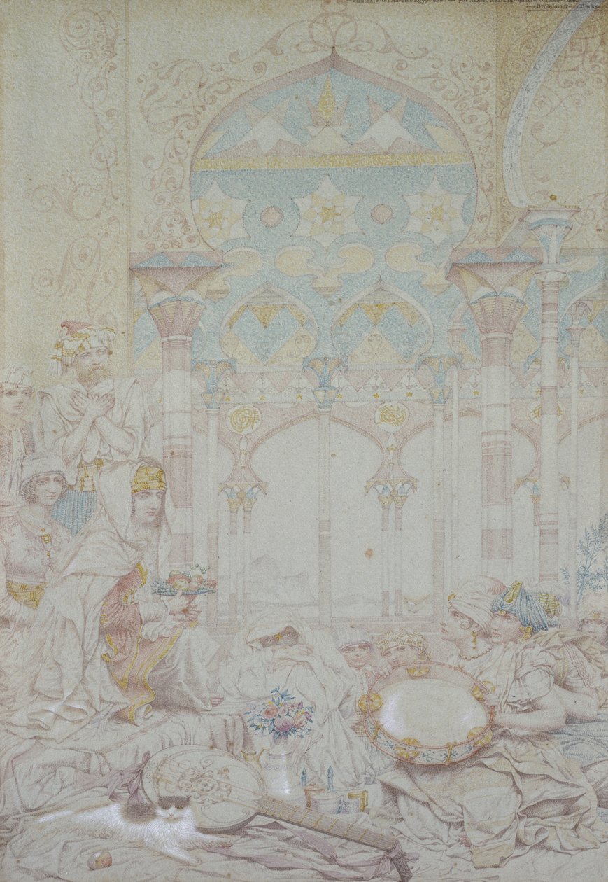 Fantaisie dans un harem égyptien, 1865 - Richard Dadd