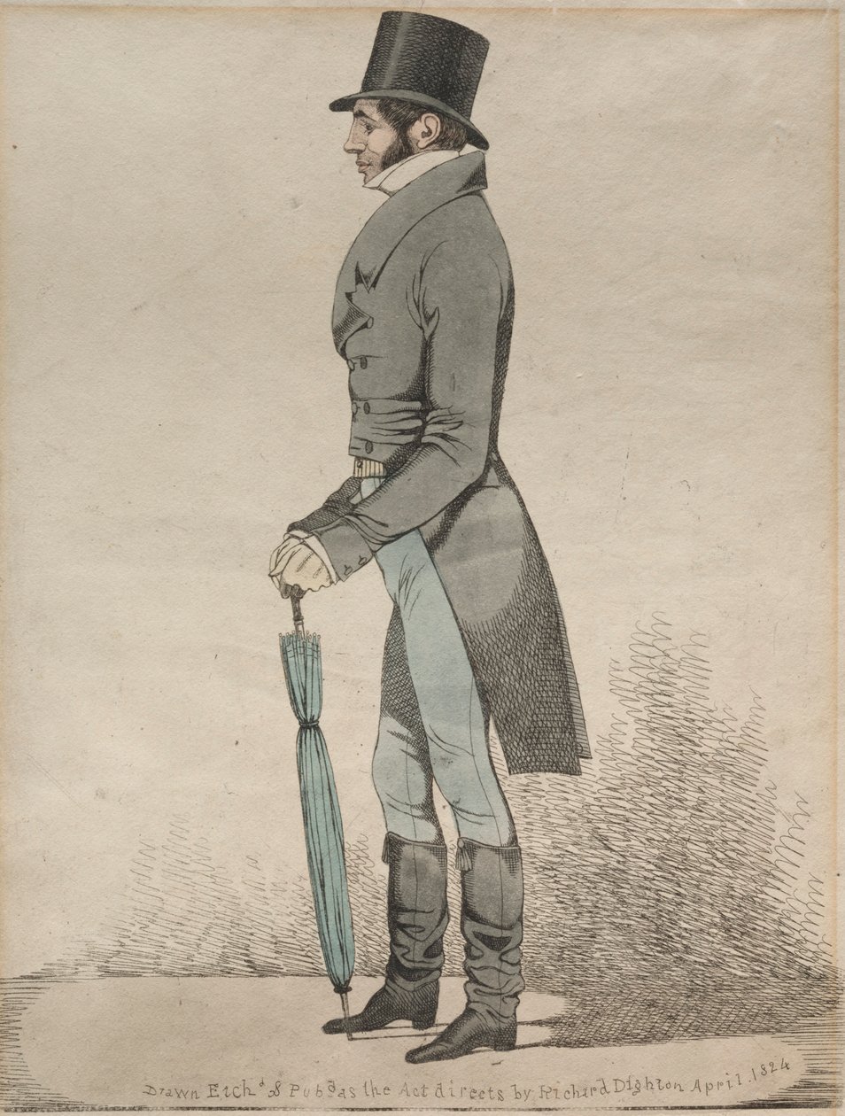 Vue de la Bourse Royale, 1824 - Richard Dighton