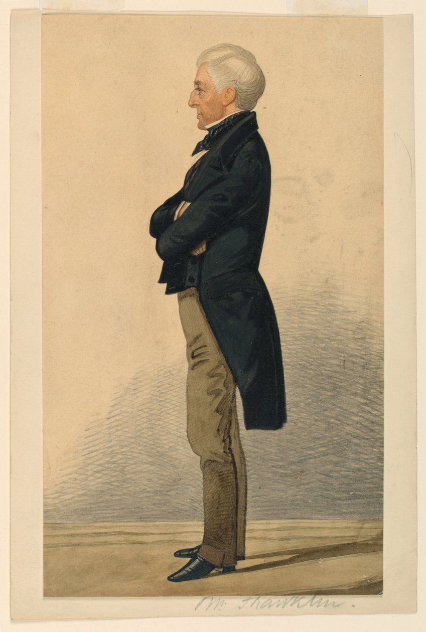 Portrait de M. Franklin - Richard Dighton