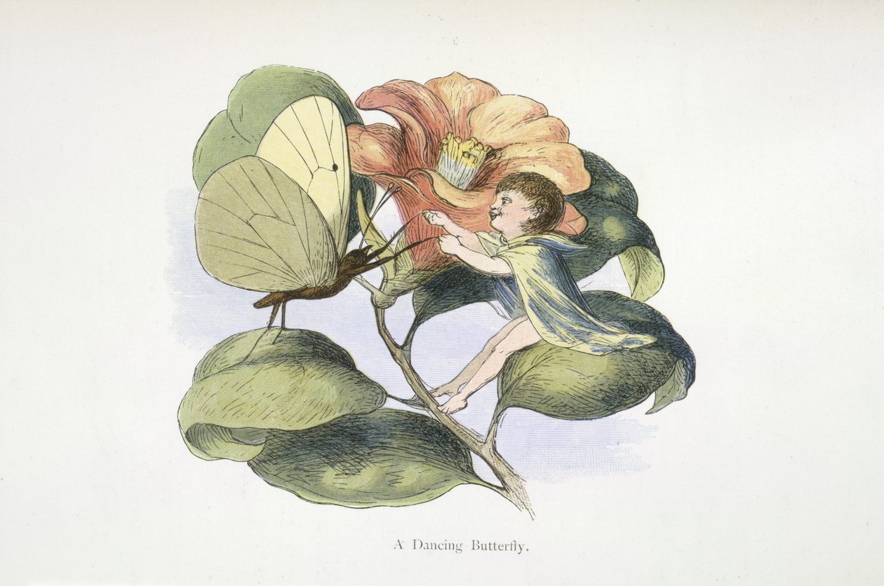 Un papillon dansant - Richard Doyle