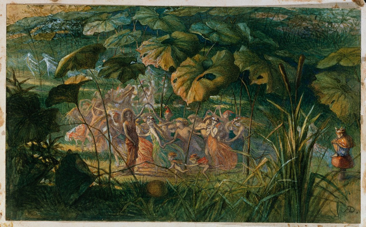 Danse des fées dans une clairière - Richard Doyle