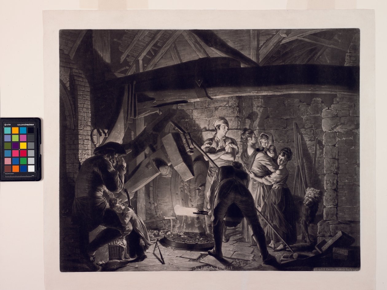 Une forge - Richard Earlom
