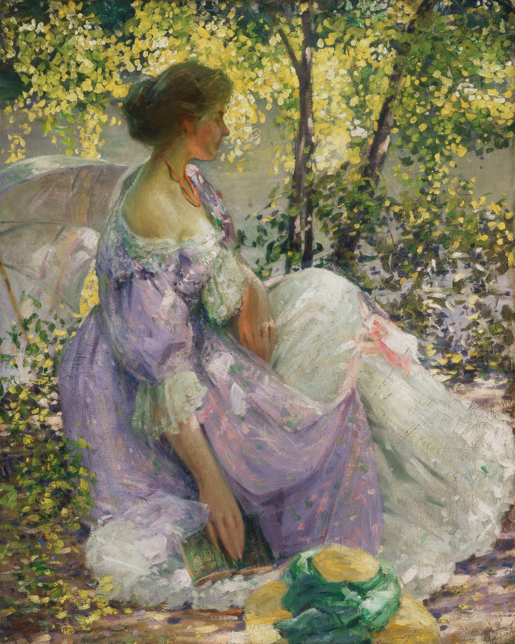 Dans le jardin - Richard Emil Miller