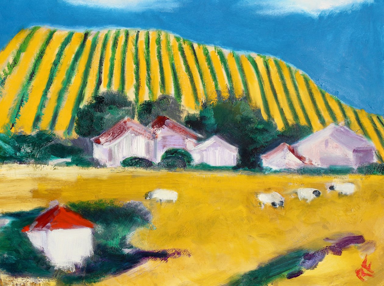 Les collines ont des vignes, Napa - Richard Fox