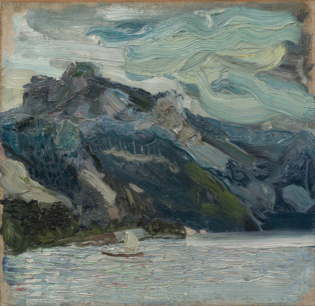 Lac Traun avec Montagne du Grec Endormi, 1907 - Richard Gerstl