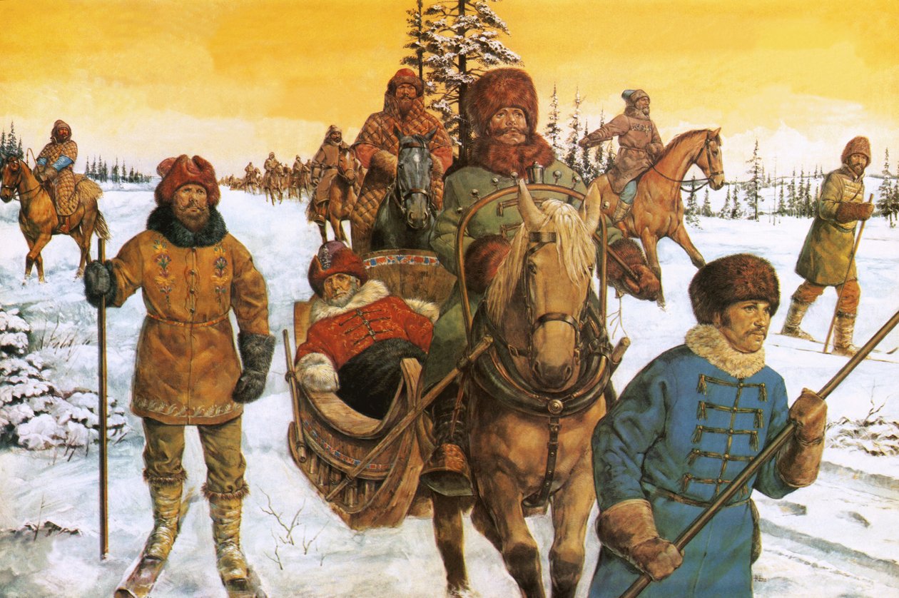 Ivan le Grand dans un traîneau - Richard Hook