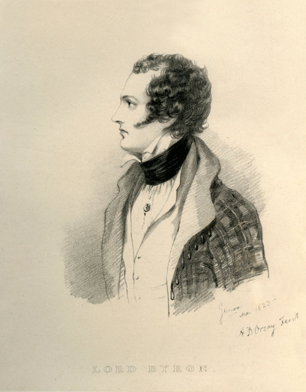 Lord Byron, 1823 - Richard James Lane