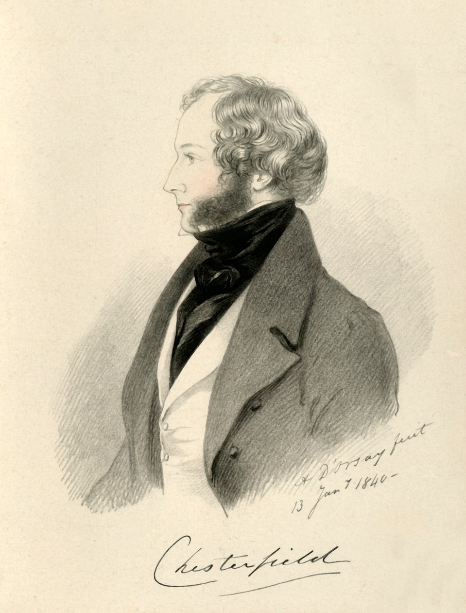 Le Comte de Chesterfield, 1840 - Richard James Lane