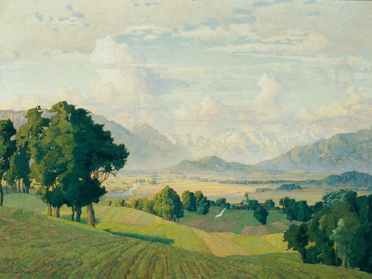 Paysage en Haute-Bavière - Richard Kaiser