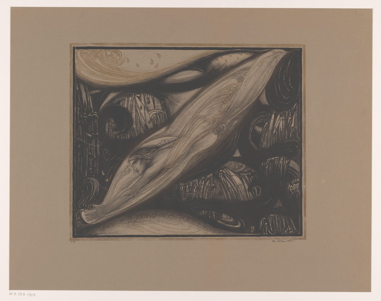 Plongeur perlier - Richard Nicolaüs Roland Holst (signed by artist)