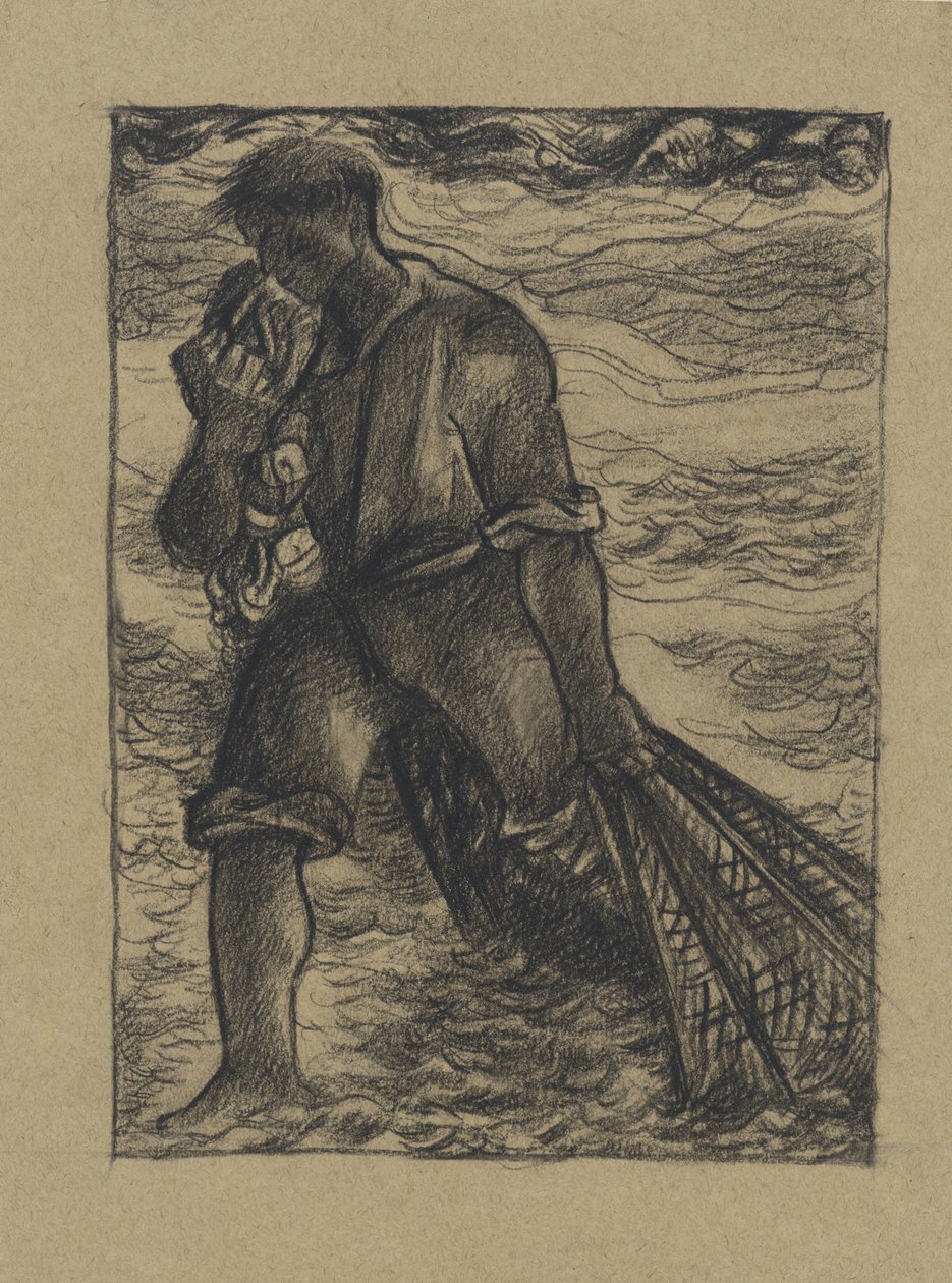 Pêcheur avec un filet - Richard Nicolaüs Roland Holst