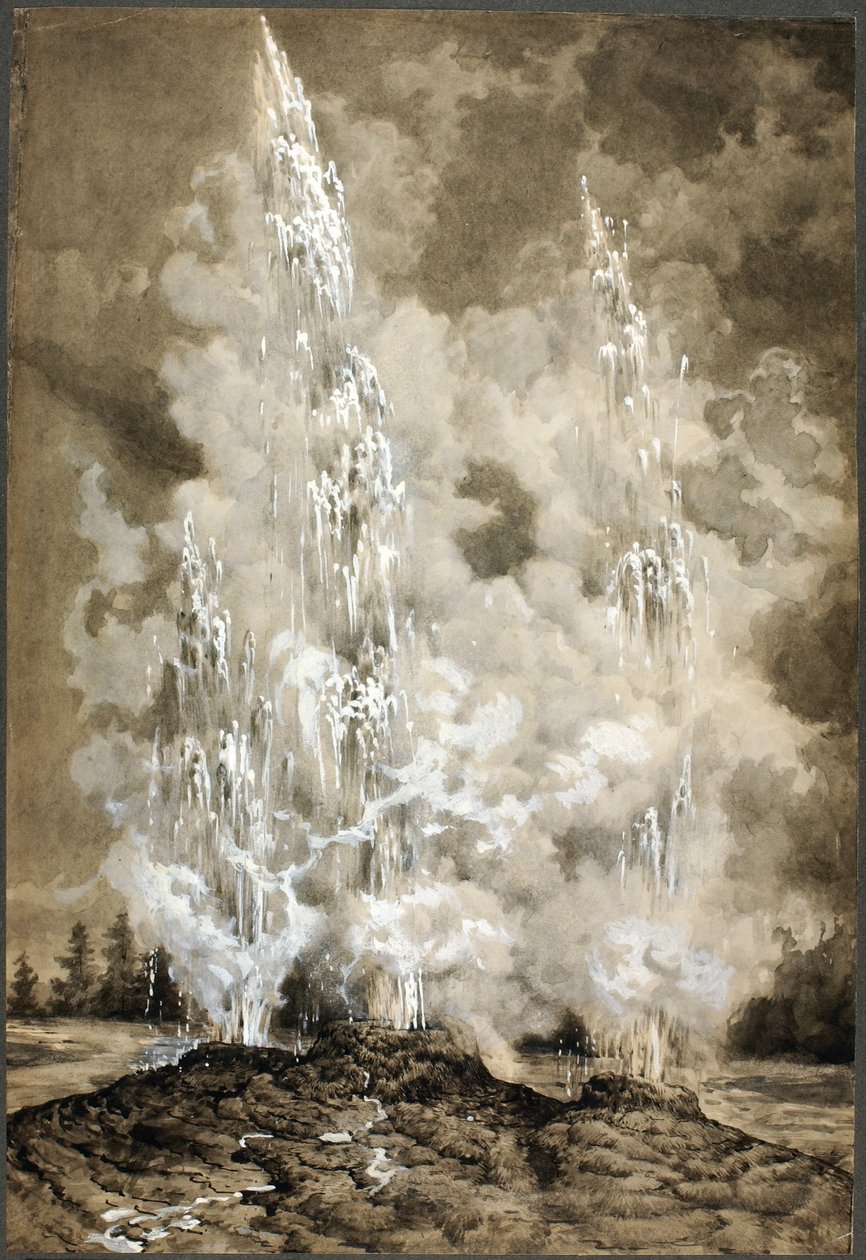 Geyser de Yellowstone - Richard Norris Brooke