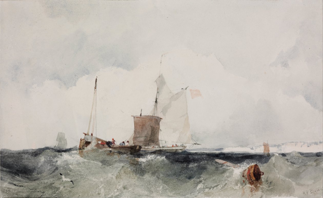 À la côte anglaise - Richard Parkes Bonington