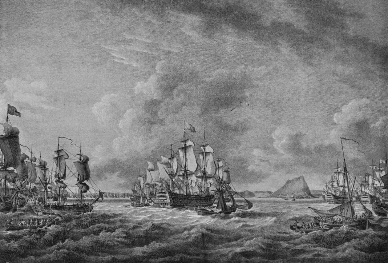 Howe à Gibraltar, vers 1785 - Richard Paton