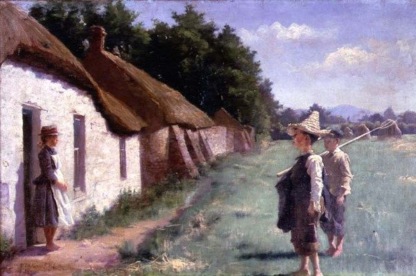 Une invitation à faire les foins - Richard Thomas Moynan