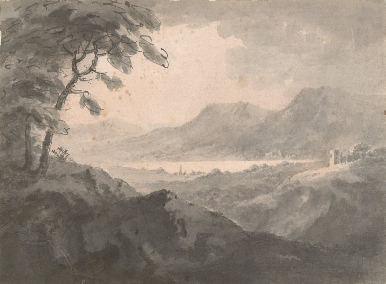 Lac dans les montagnes - Richard Wilson (attributed to)