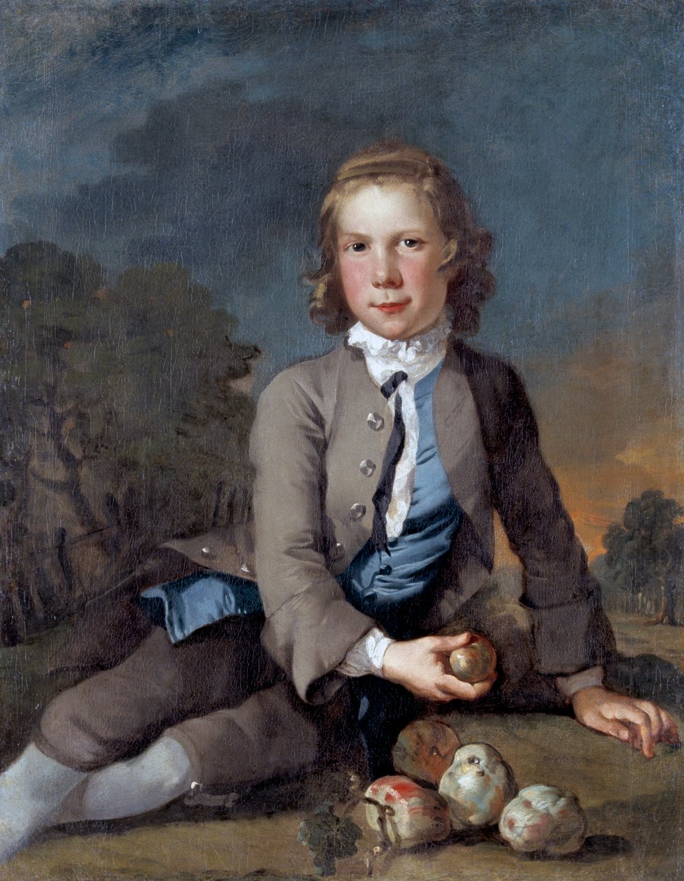 Garçon avec des pommes, 1729-1740 - Richard Wilson
