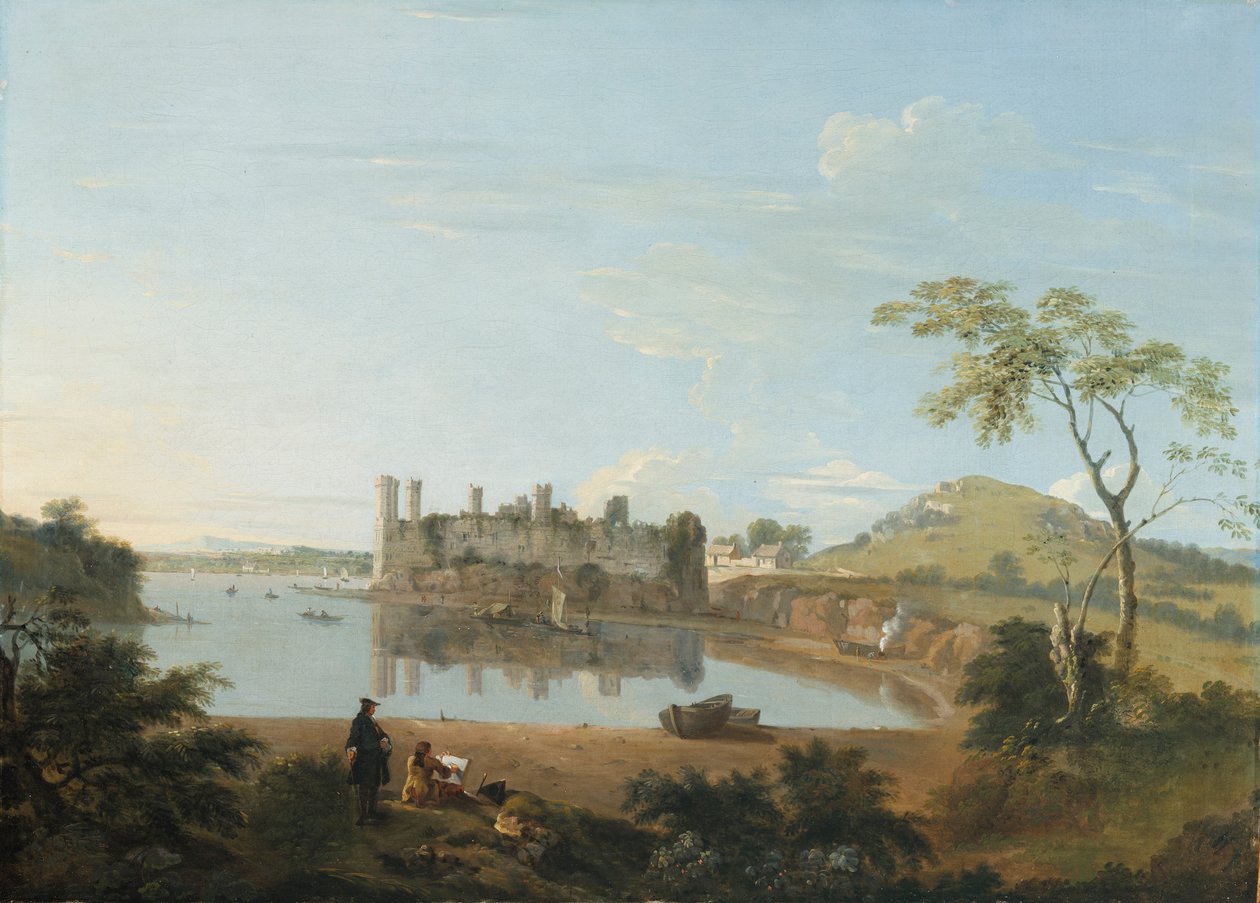 Château de Caernarvon, vers 1744 - Richard Wilson