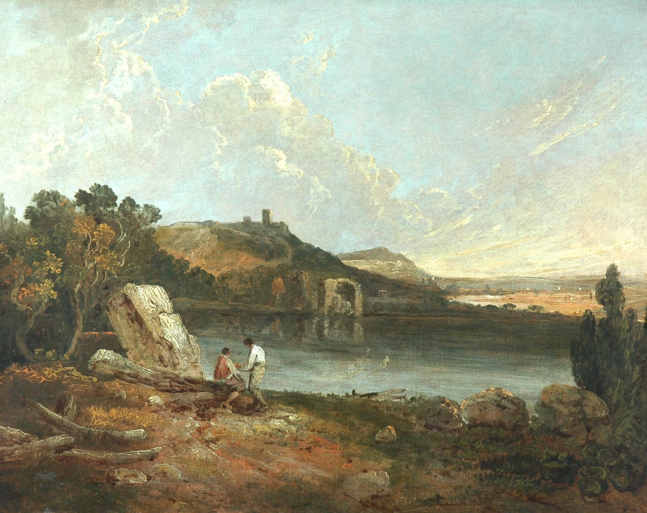 Scène de lac italien - Richard Wilson