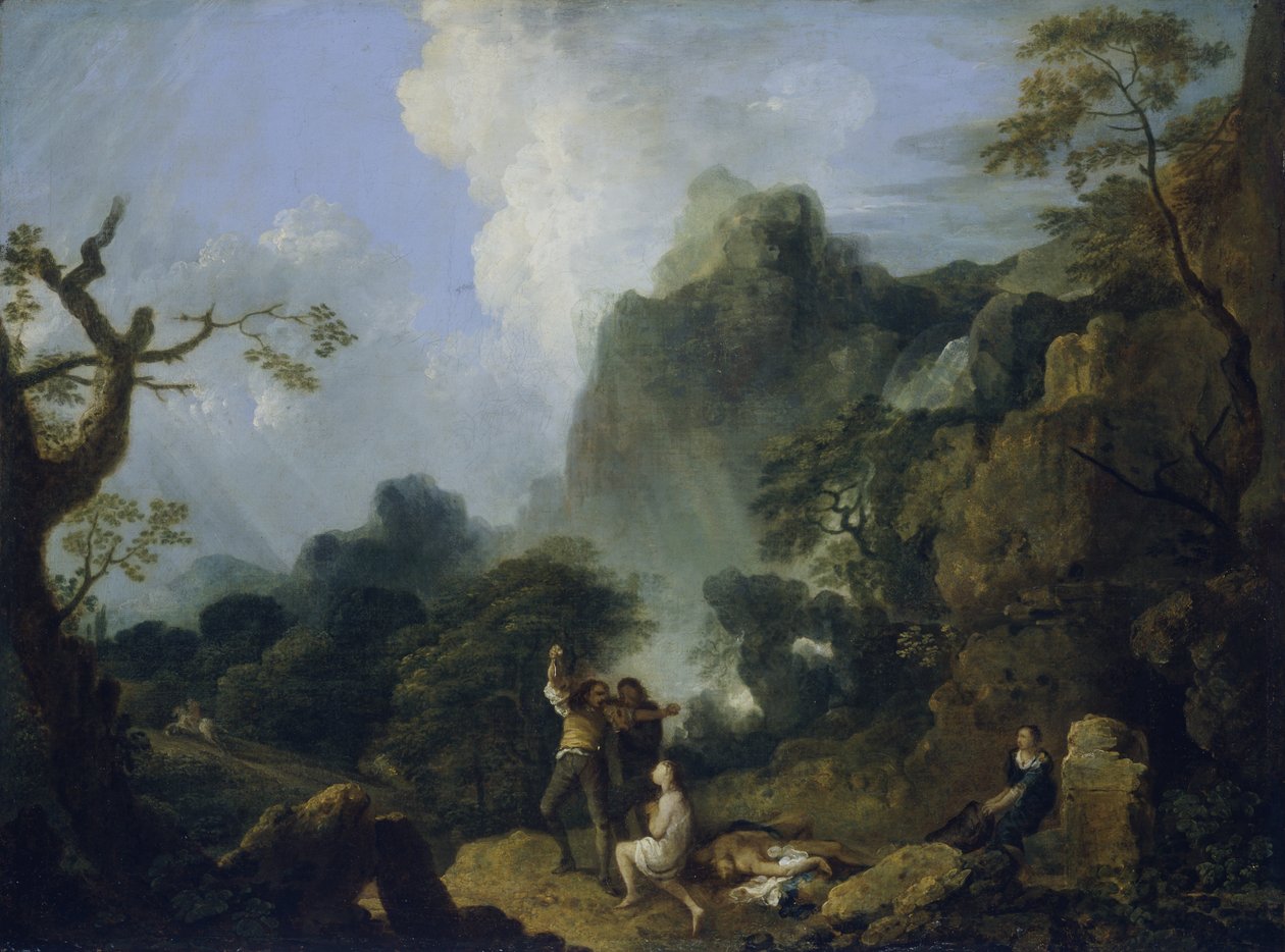 Paysage avec bandits - Richard Wilson