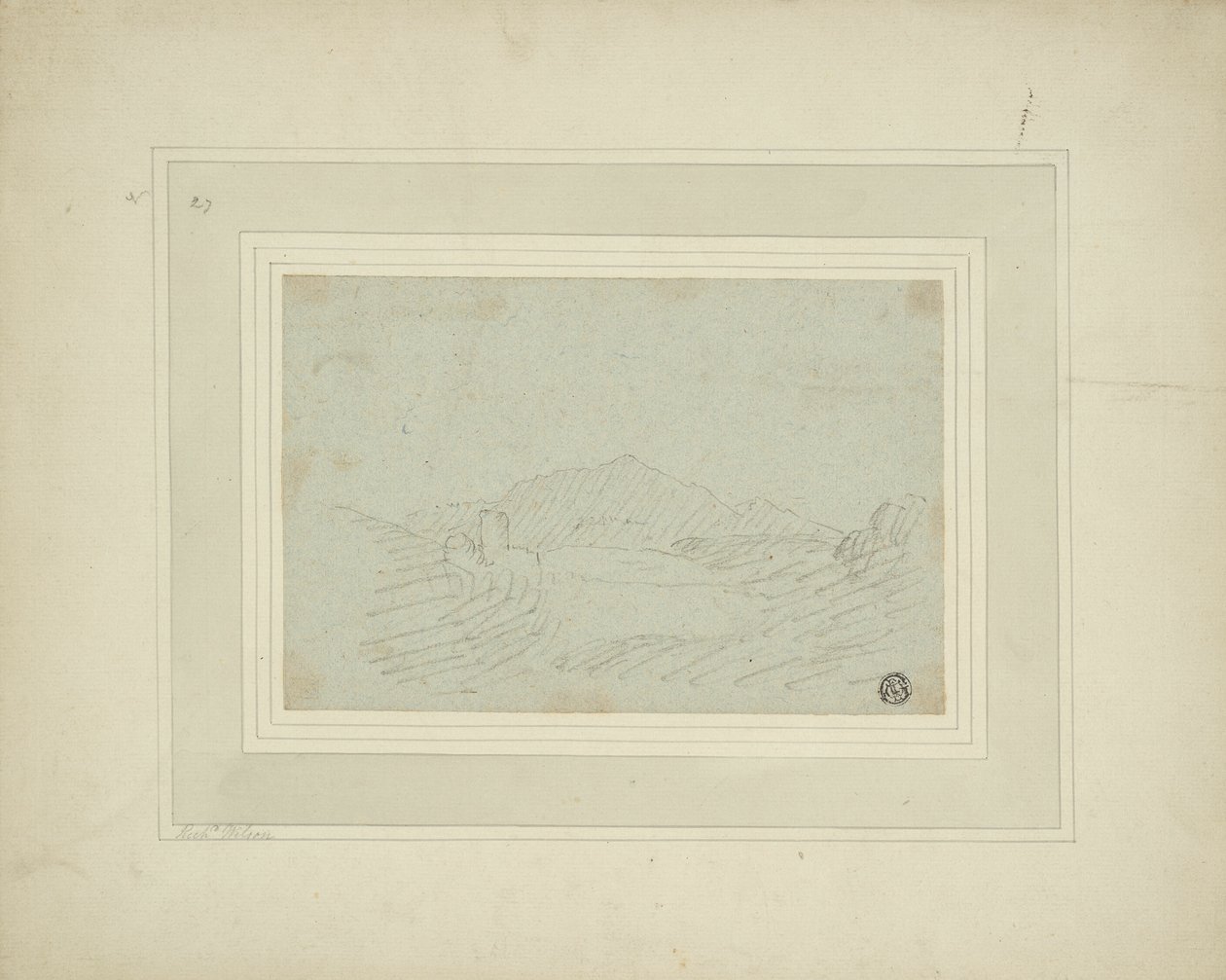 Ruines dans un pays montagneux - Richard Wilson