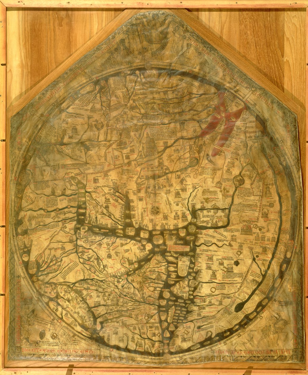 Mappa Mundi, vers 1290 - Richard of Haldingham