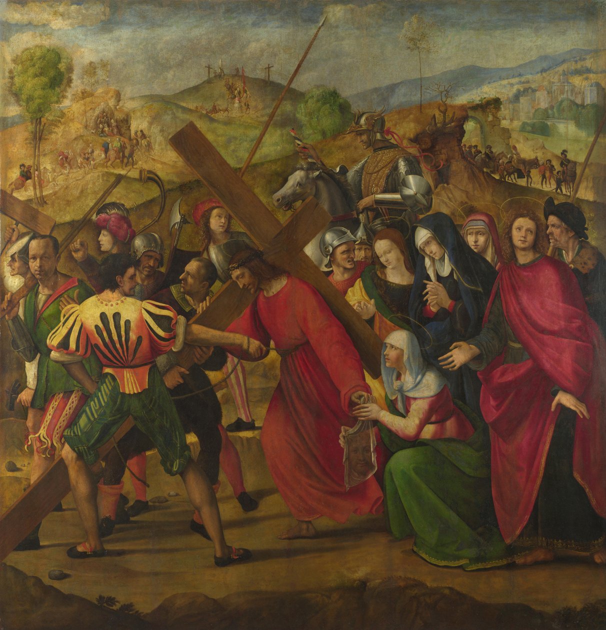 La Procession au Calvaire, vers 1505 - Ridolfo Ghirlandaio