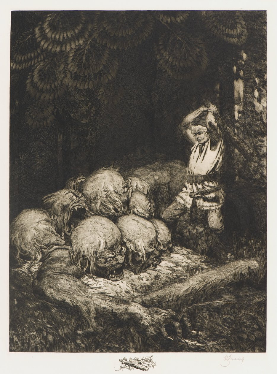 Kurbads le héros et le diable à neuf têtes - Rihards Zariņš