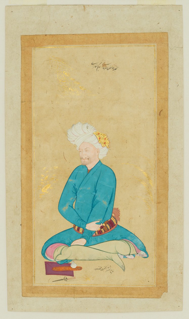 Portrait de Hakim Shifaeh, 1628-29 - Riza i Abbasi