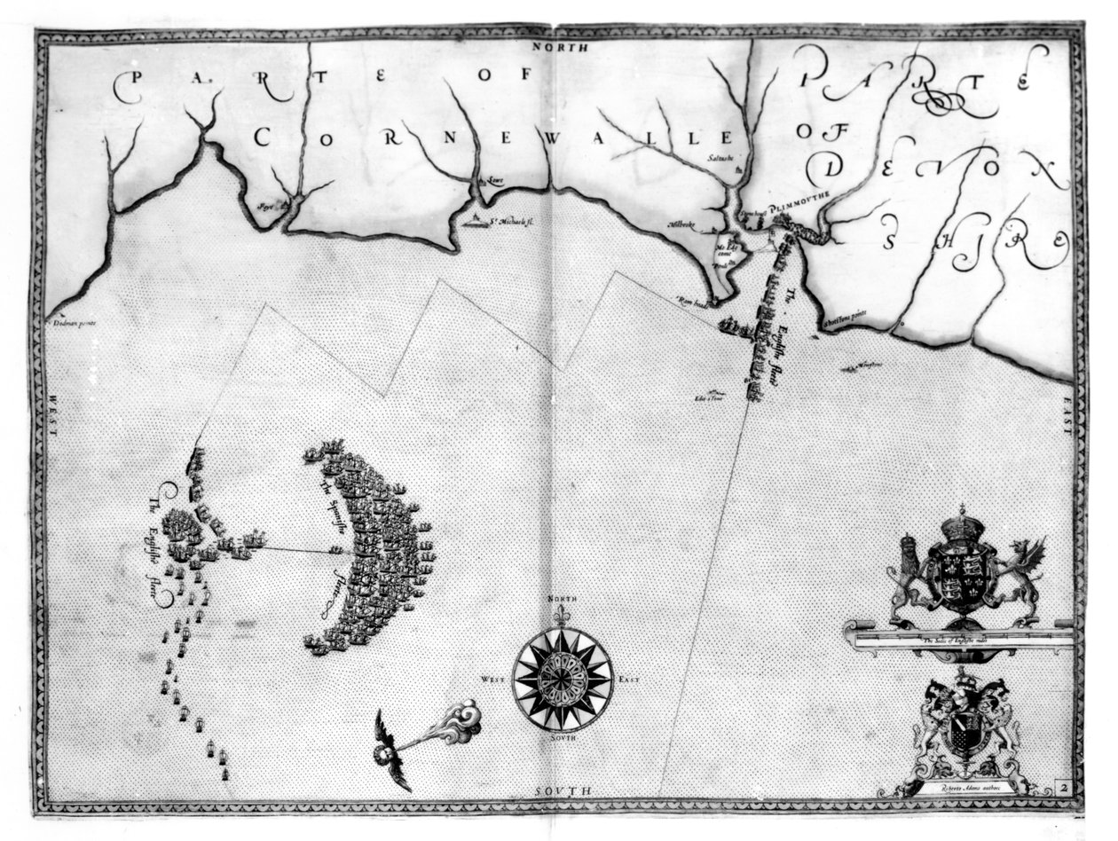 Carte n°2 montrant la route de la flotte de l