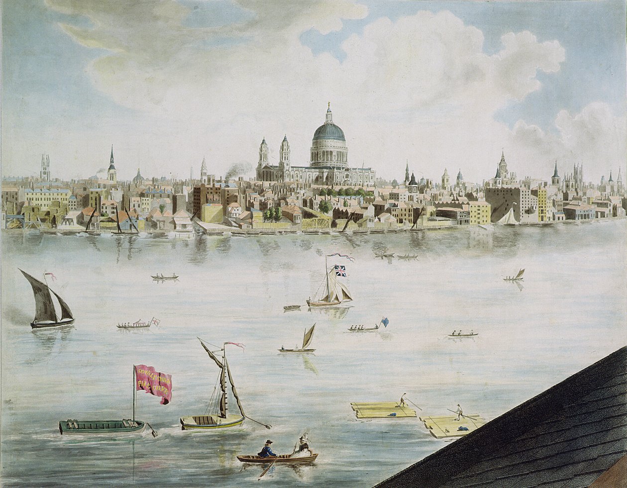 Vue panoramique de Londres, 1792-93 - Robert Barker