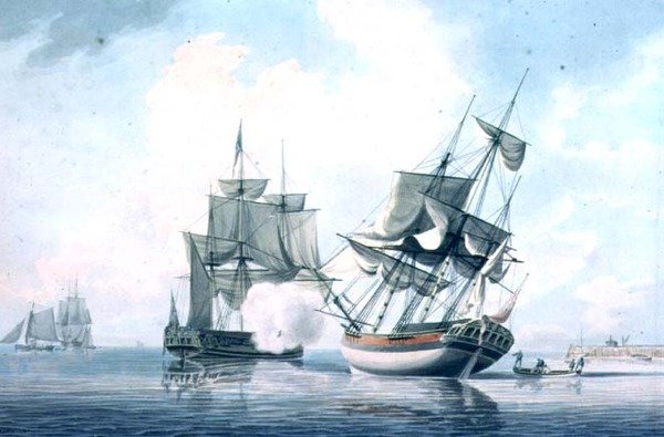 Scène de Mer, avec Navires - Robert Cleveley