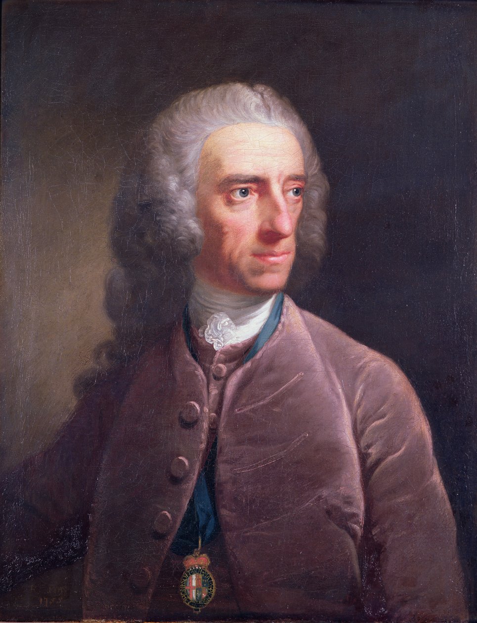 Portrait de Stephen Martin Leake (1702-73) 1755 - Robert Edge Pine