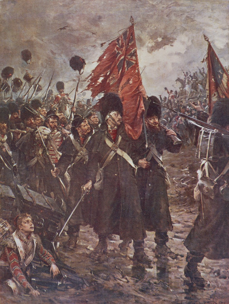 Les gardes à Inkerman, 5 novembre 1854, illustration de 