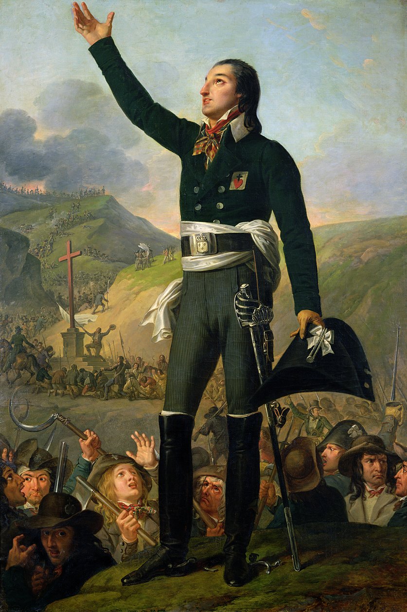 Portrait de Louis-Marie de Salgues (1766-93) Marquis de Lescure - Robert Lefevre