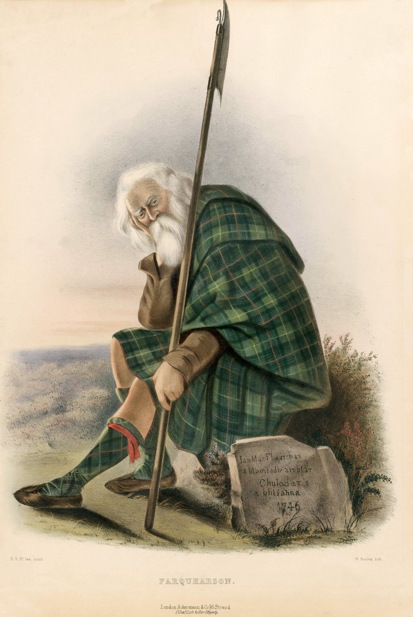Farquharson, de The Clans of the Scottish Highlands, pub.1845 - Robert Ronald McIan
