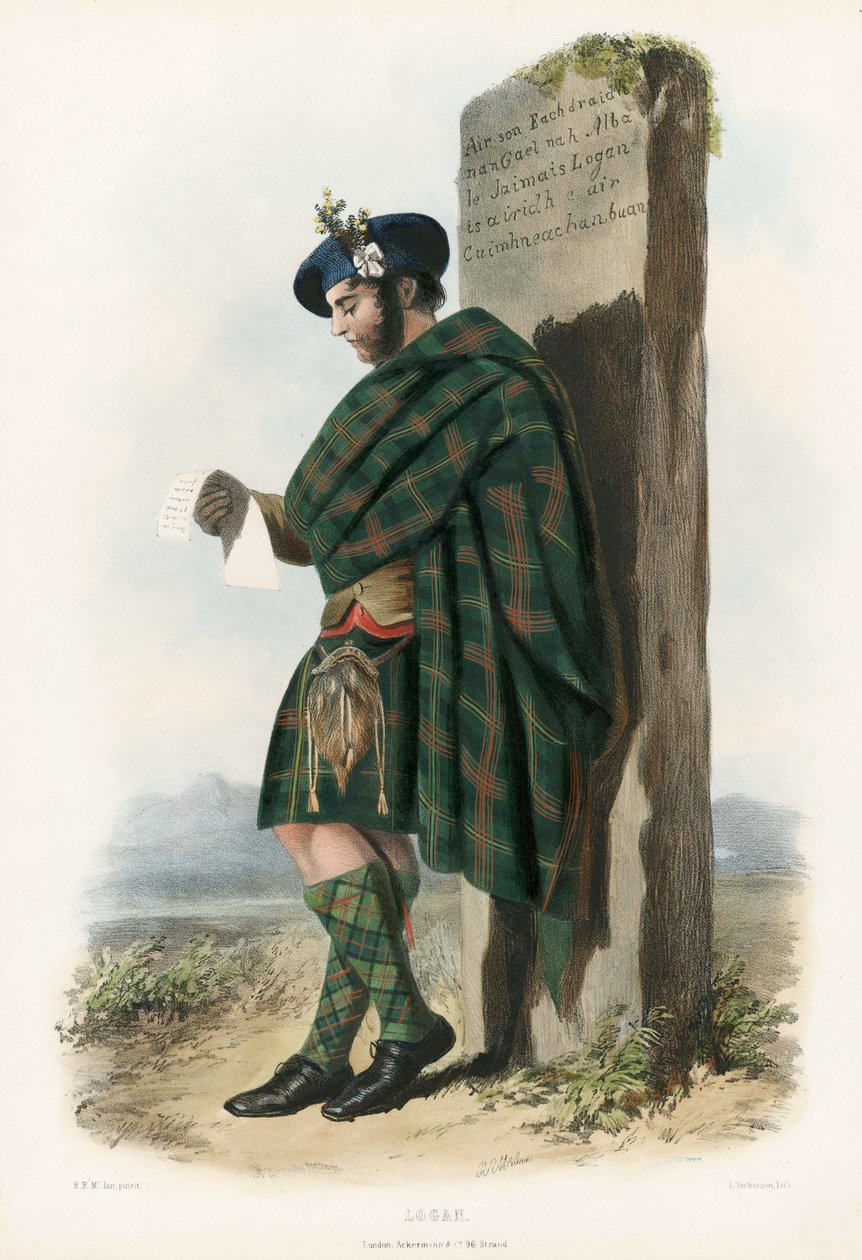 Logan, de The Clans of the Scottish Highlands, 1845 - Robert Ronald McIan