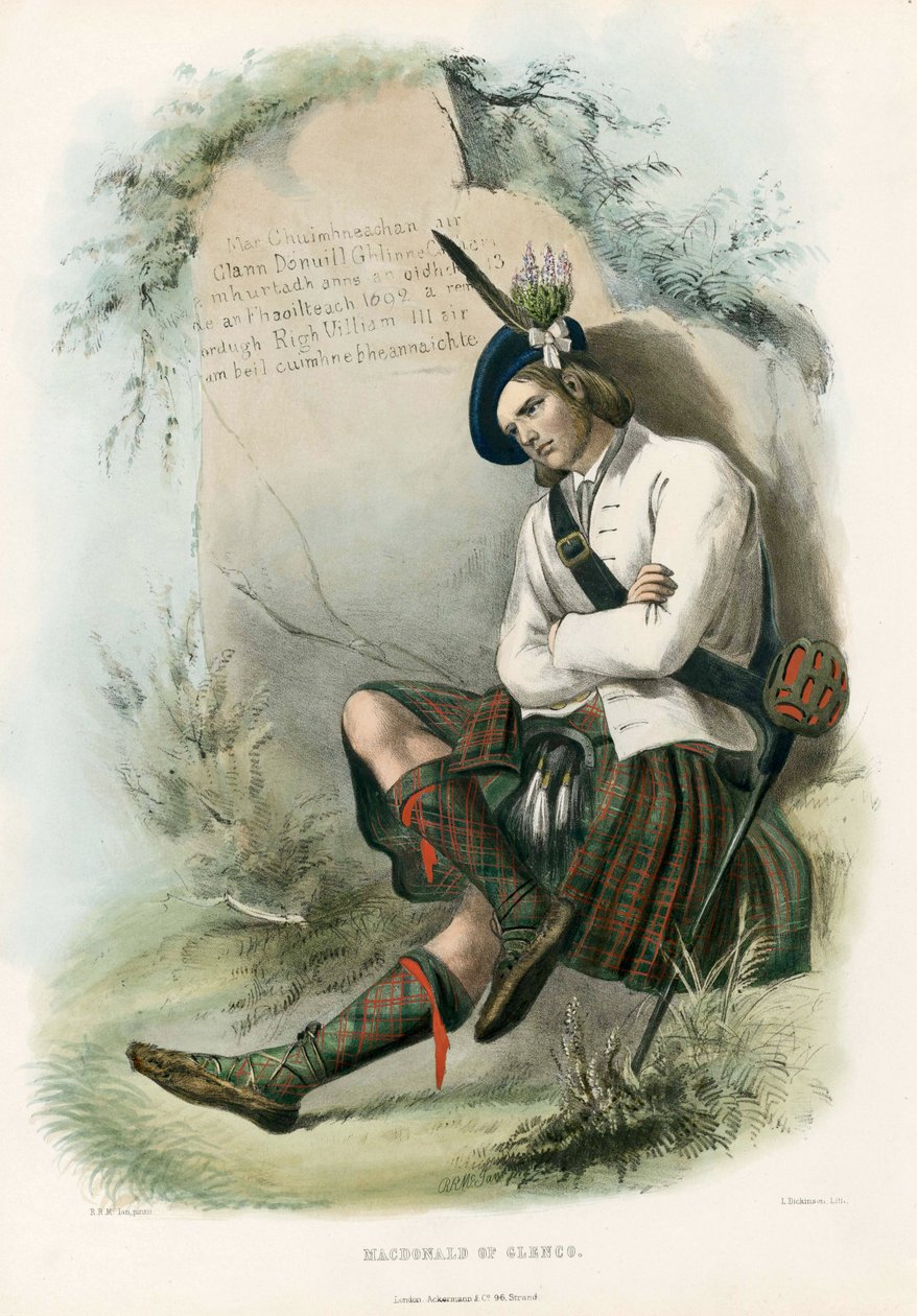 Macdonald de Glenco, de The Clans of the Scottish Highlands, pub.1845 - Robert Ronald McIan