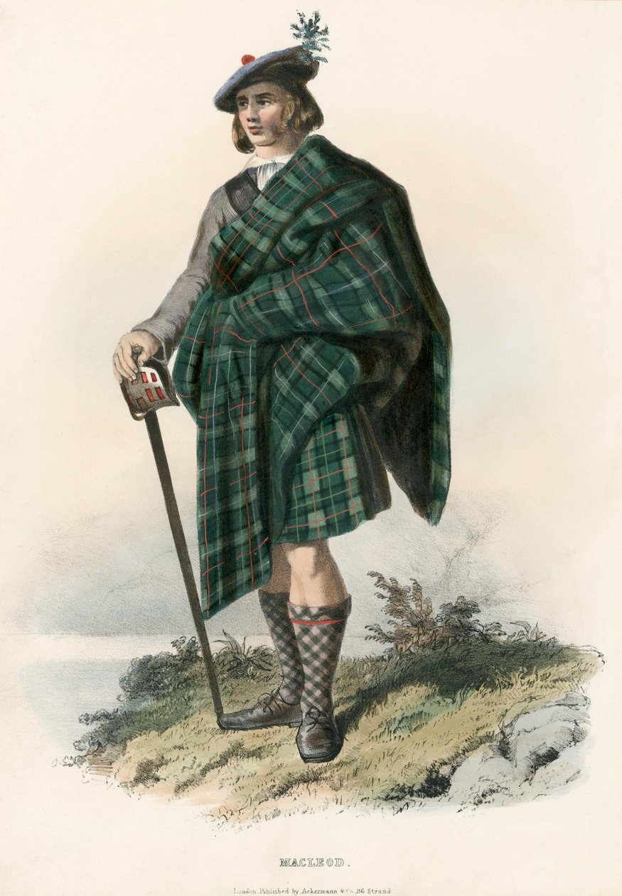 Macleod, de The Clans of the Scottish Highlands, pub.1845 - Robert Ronald McIan