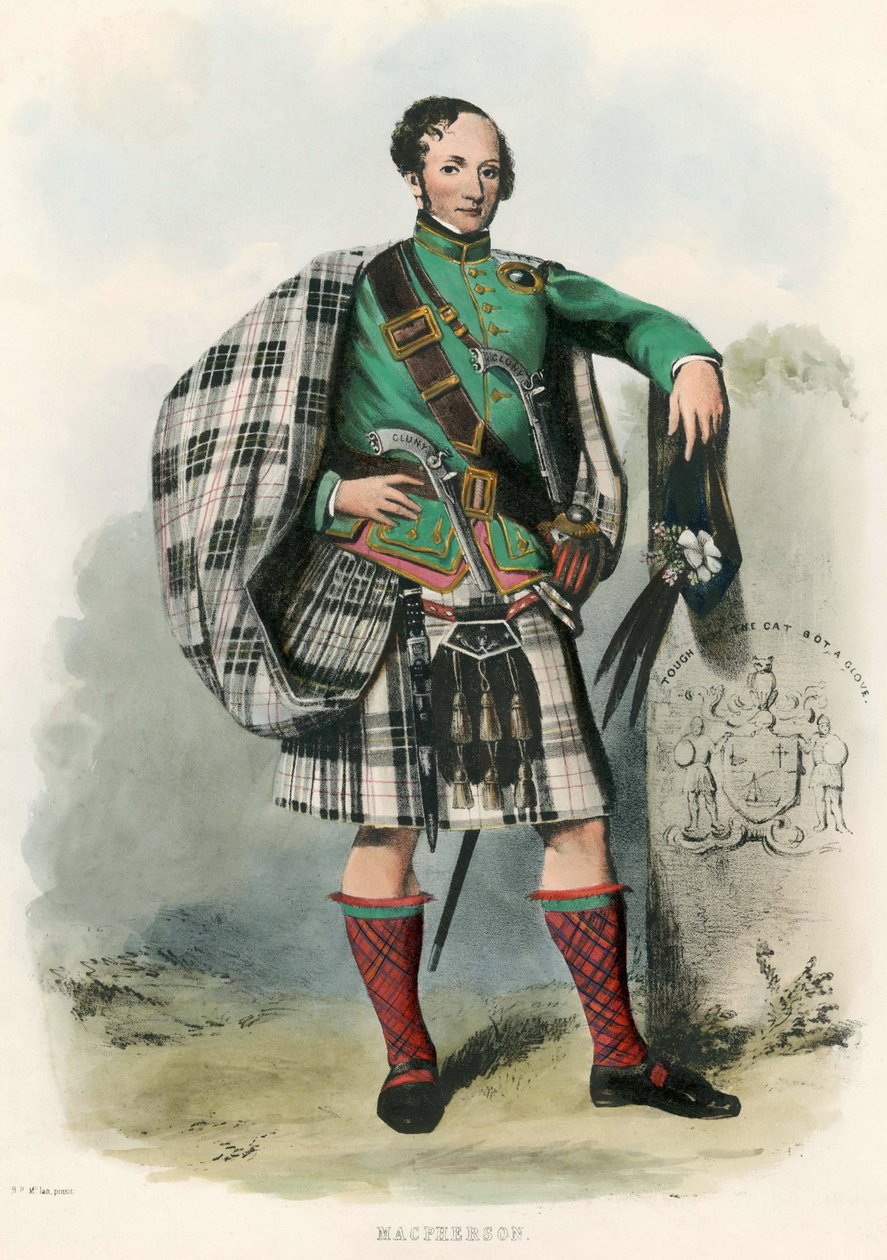 Macpherson, de The Clans of the Scottish Highlands, 1845 - Robert Ronald McIan