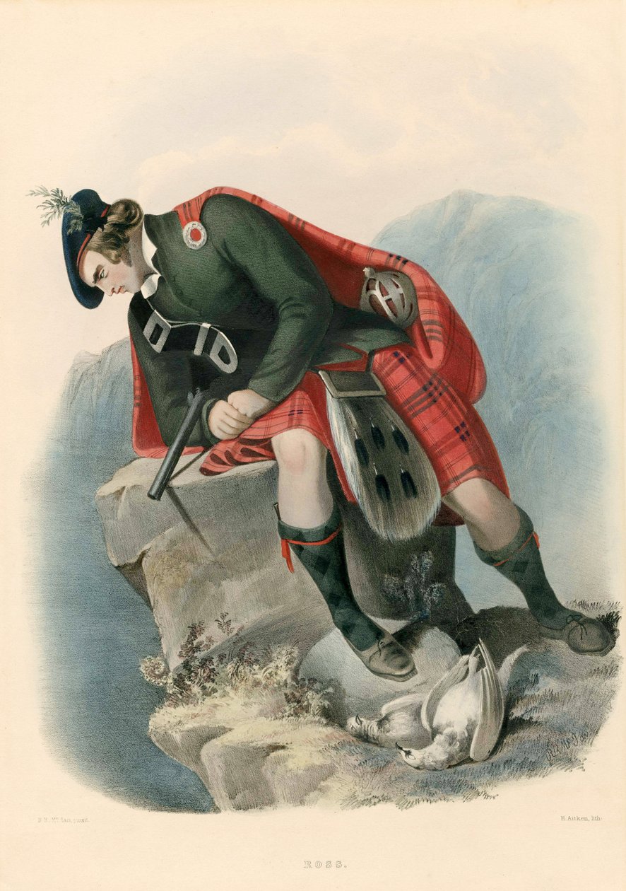Ross, de The Clans of the Scottish Highlands, 1845 - Robert Ronald McIan