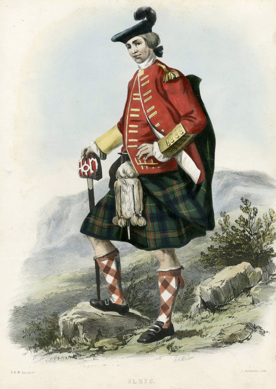 Ulric, de The Clans of the Scottish Highlands, 1845 - Robert Ronald McIan
