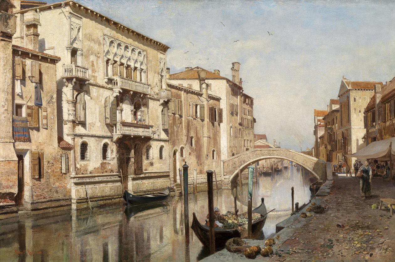 Vue sur le Palazzo del Cammello à Venise - Robert Russ