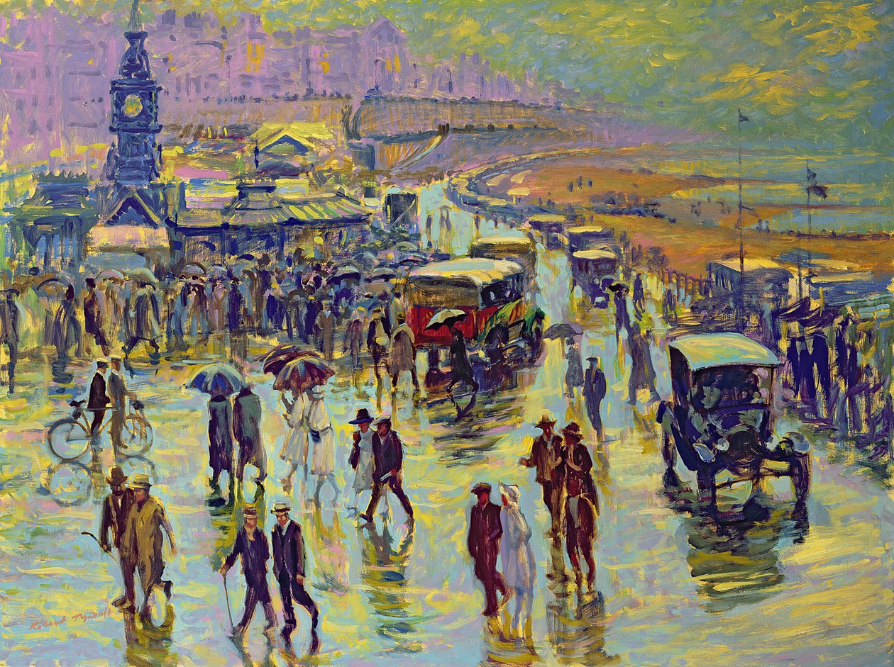Brighton un jour de pluie - Robert Tyndall