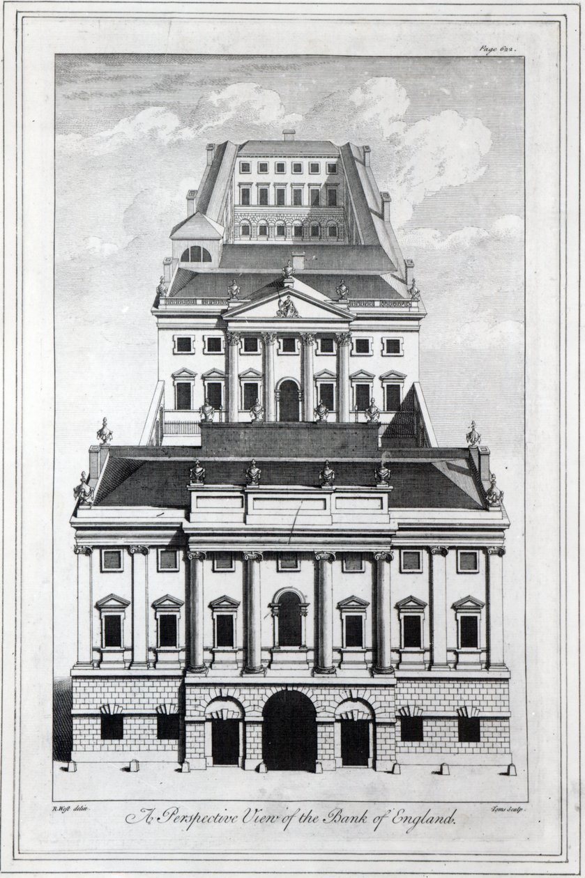 Vue en Perspective de la Banque d