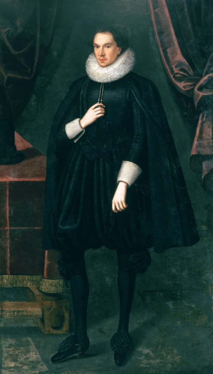 Sir Thomas Wentworth, vers 1612-18 - Robert the Elder studio of Peake